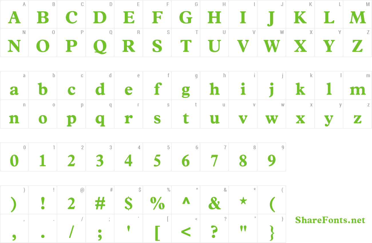 Font Index-Bold preview